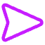 Navigation Arrow East Icon from Core Neon Set