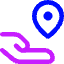 Share Location Icon from Core Neon Set