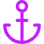 Anchor Icon from Core Neon Set