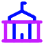 City Hall Icon from Core Neon Set