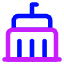 Government Building 2 Icon from Core Neon Set