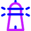 Lighthouse Icon from Core Neon Set