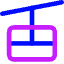 Cable Car Icon from Core Neon Set