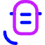 Car Top Bottom Left Sensor Icon from Core Neon Set