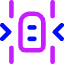 Car Top Side Arrow Icon from Core Neon Set