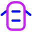 Car Top Two Door Open 1 Icon from Core Neon Set