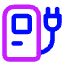 Electric Charging Station Icon from Core Neon Set