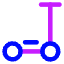 Scooter Icon from Core Neon Set