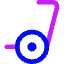 Segway Side Icon from Core Neon Set
