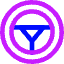 Steering Wheel Icon from Core Neon Set