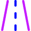 Street Road Icon from Core Neon Set