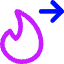 Fire Exit Icon from Core Neon Set