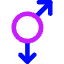 Gender Gay 2 Icon from Core Neon Set