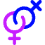 Gender Lesbian 1 Icon from Core Neon Set