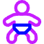 Nursery 1 Icon from Core Neon Set