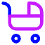 Stroller Icon from Core Neon Set