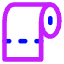 Toilet Paper Icon from Core Neon Set