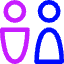 Toilet Sign Man Woman 2 Icon from Core Neon Set