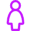 Toilet Women Icon from Core Neon Set