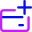Credit Card Add Icon from Core Neon Set