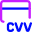 Credit Card Cvv Icon from Core Neon Set
