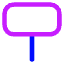 Signage 2 Icon from Core Neon Set