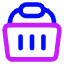 Shopping Basket 1 Icon from Core Neon Set