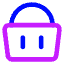 Shopping Basket 3 Icon from Core Neon Set