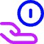 Coin Share Icon from Core Neon Set