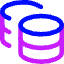 Coins Stack Icon from Core Neon Set