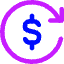 Transaction Repeat Recurring Icon from Core Neon Set