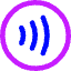 Contactless Payment Icon from Core Neon Set