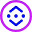 Binance Circle Icon from Core Neon Set