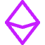 Ethereum Icon from Core Neon Set