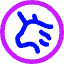 Uniswap Circle Icon from Core Neon Set