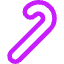 Cane Icon from Core Neon Set