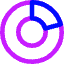 Donut Graph Icon from Core Neon Set