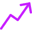 Graph Arrow Increase Icon from Core Neon Set