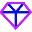 Diamond 1 Icon from Core Neon Set