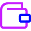 Wallet Icon from Core Neon Set