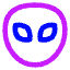 Alien Icon from Core Neon Set