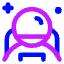 Astronaut Icon from Core Neon Set