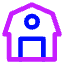 Barn Icon from Core Neon Set