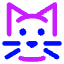 Cat 1 Icon from Core Neon Set