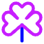 Clover Icon from Core Neon Set
