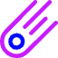 Comet Icon from Core Neon Set