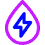 Hydro Energy Icon from Core Neon Set