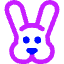 Rabbit Icon from Core Neon Set