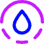 Water Drop 1 Icon from Core Neon Set