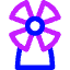 Windmill Icon from Core Neon Set
